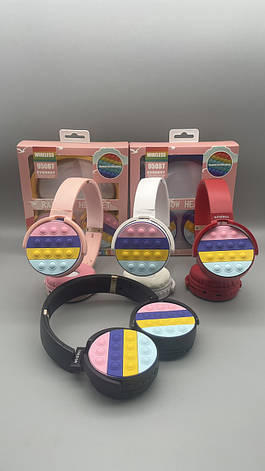Навушники Bluetooth STYLE POP IT CTX-950 безпроводні з мікрофоном FM-радіо та слотом для карти пам'яті BF, фото 1
