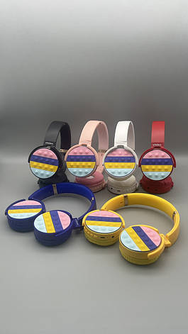 Навушники Bluetooth STYLE POP IT CTX-950 безпроводні з мікрофоном FM-радіо та слотом для карти пам'яті BF, фото 2