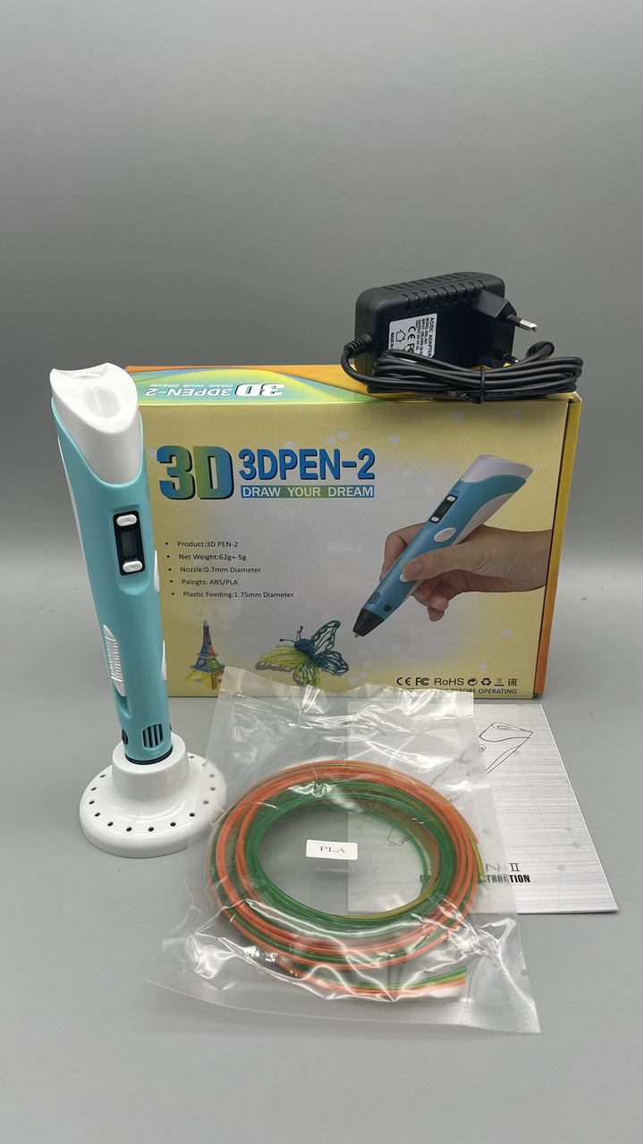 Ручка 3D DL93 для малювання та моделювання 3D об'єктів ABS PLA 62 г 0 7 мм BF