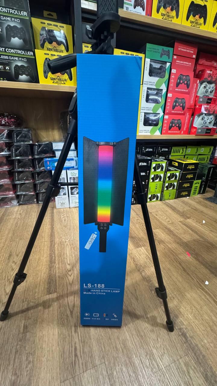 Світлодіодна лампа LED LS-188 RGB відеосвітло з пультом і дефлектором для фото і відео BF