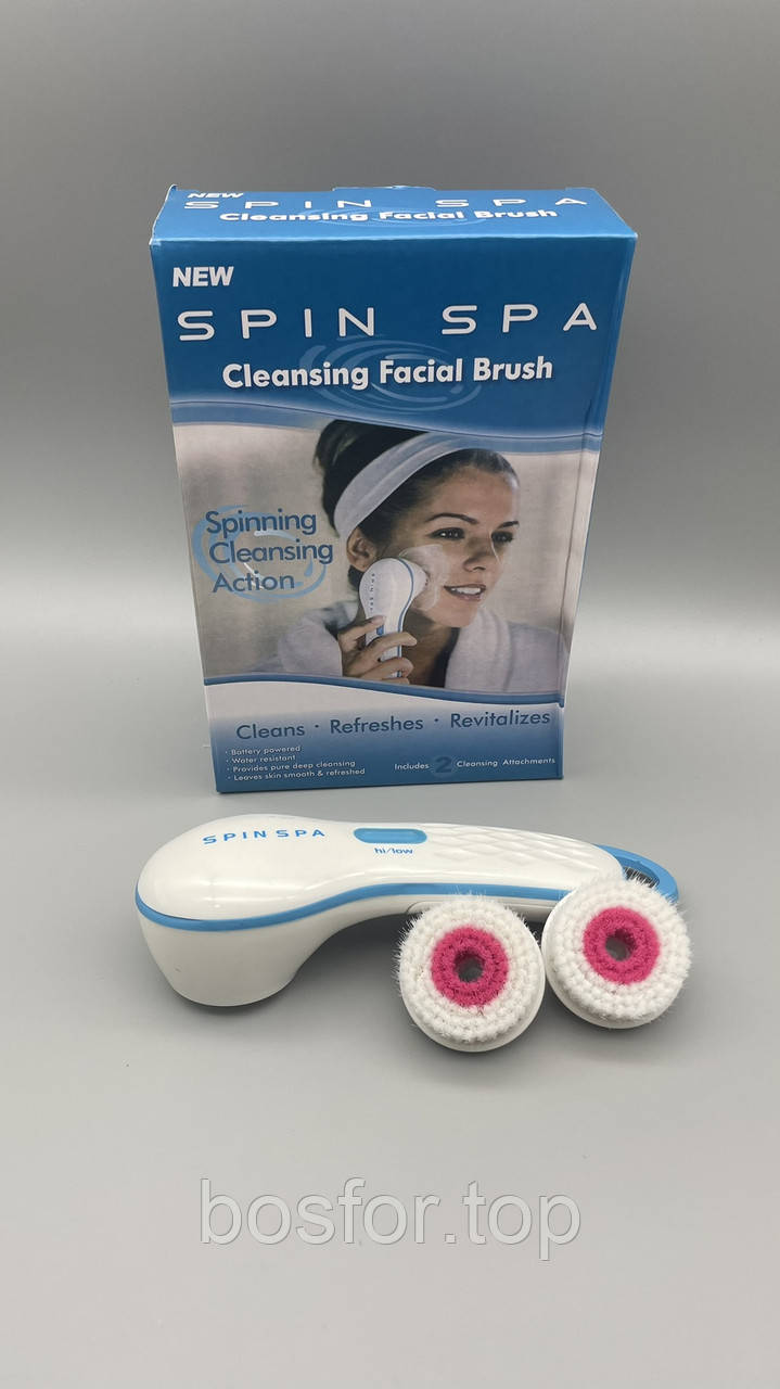 Масажна щітка для обличчя та тіла Spin Spa DL-158 глибоке очищення масаж зволоження BF