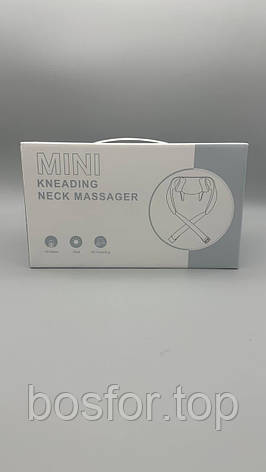 Масажер для шийно-комірцевої зони Mini Neck JBY-820 DL-242 з вібромасажем і підігрівом чорний BF, фото 1