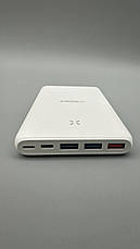 Павербанк VEGER S22 20000mAh PD20W QC18W 4 виходи 3 входи швидка зарядка для смартфонів і планшетів BF, фото 4