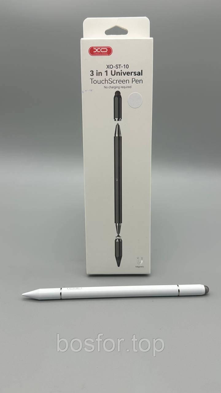 Стилус XO ST-10 3 в 1 ємнісний магнітний стилус для малювання письма смартфонів планшетів BF