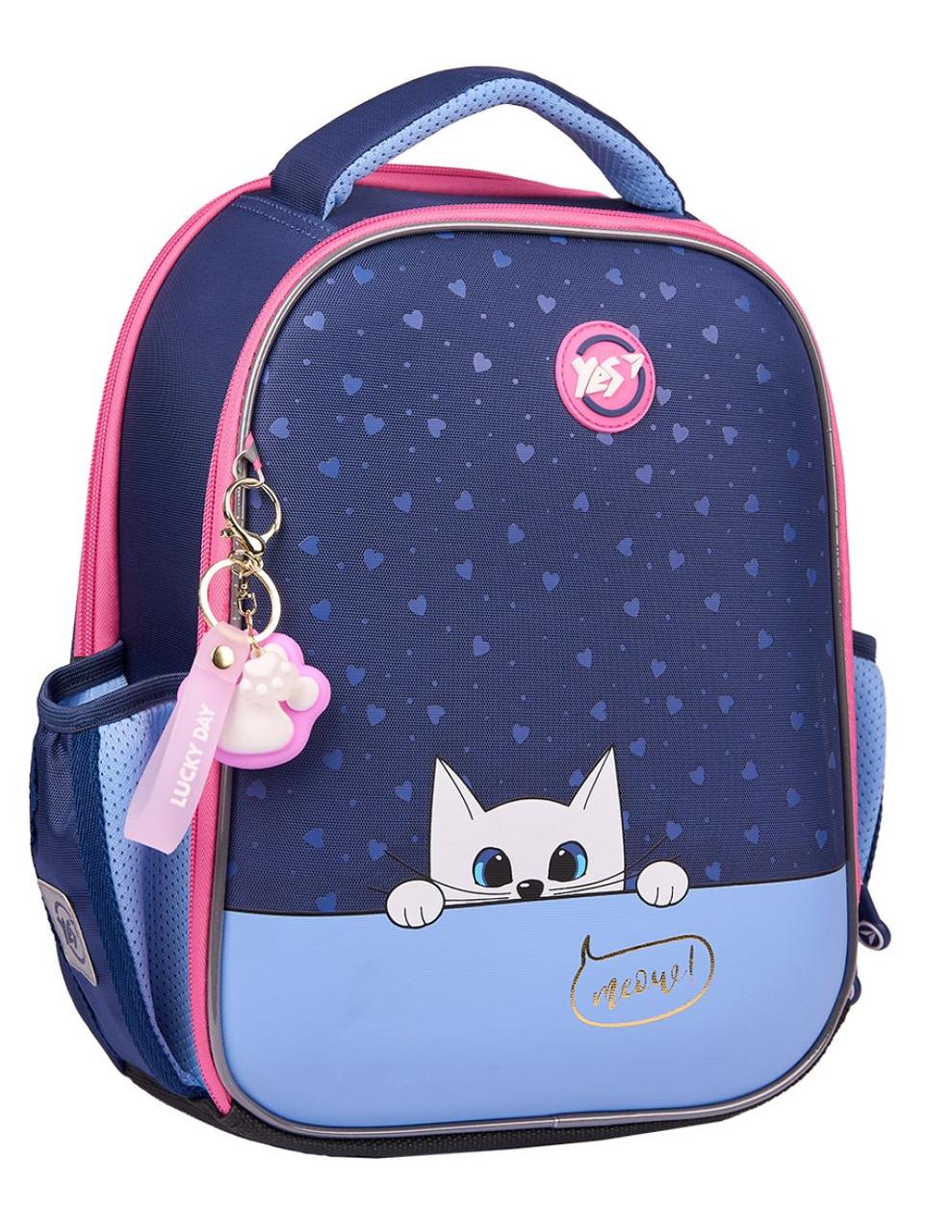 Рюкзак шкільний каркасний  Yes  Meow-Meow  15 л, фото 1