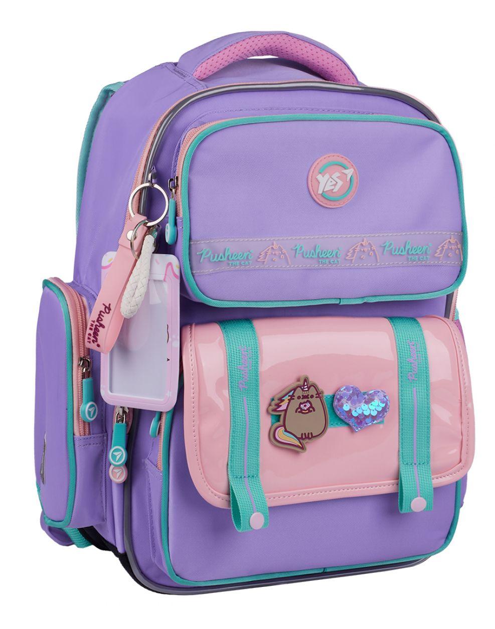 Рюкзак шкільний напівкаркасний Yes Pusheen the Star 14 л, фото 1