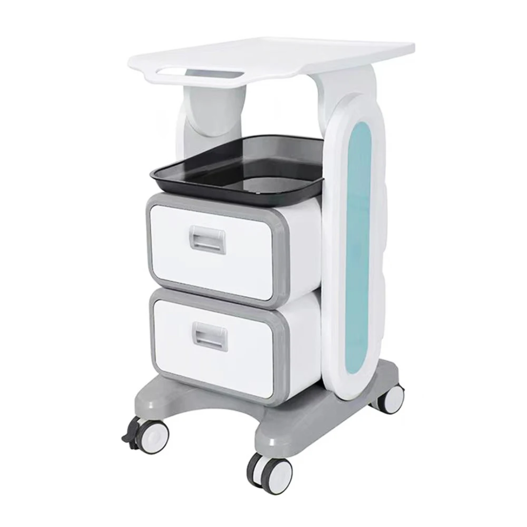 Медичний візок з 2 висувними ящиками