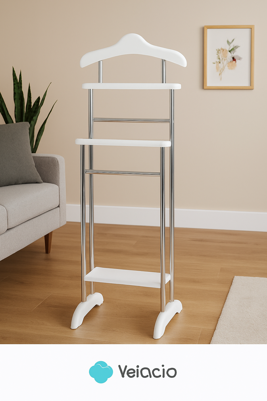 Вішалка підлогова Металік (біла), фото 1