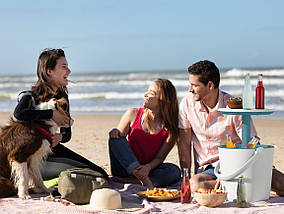 Стіл - бар пластиковий Keter Go Bar, кремовий, фото 3