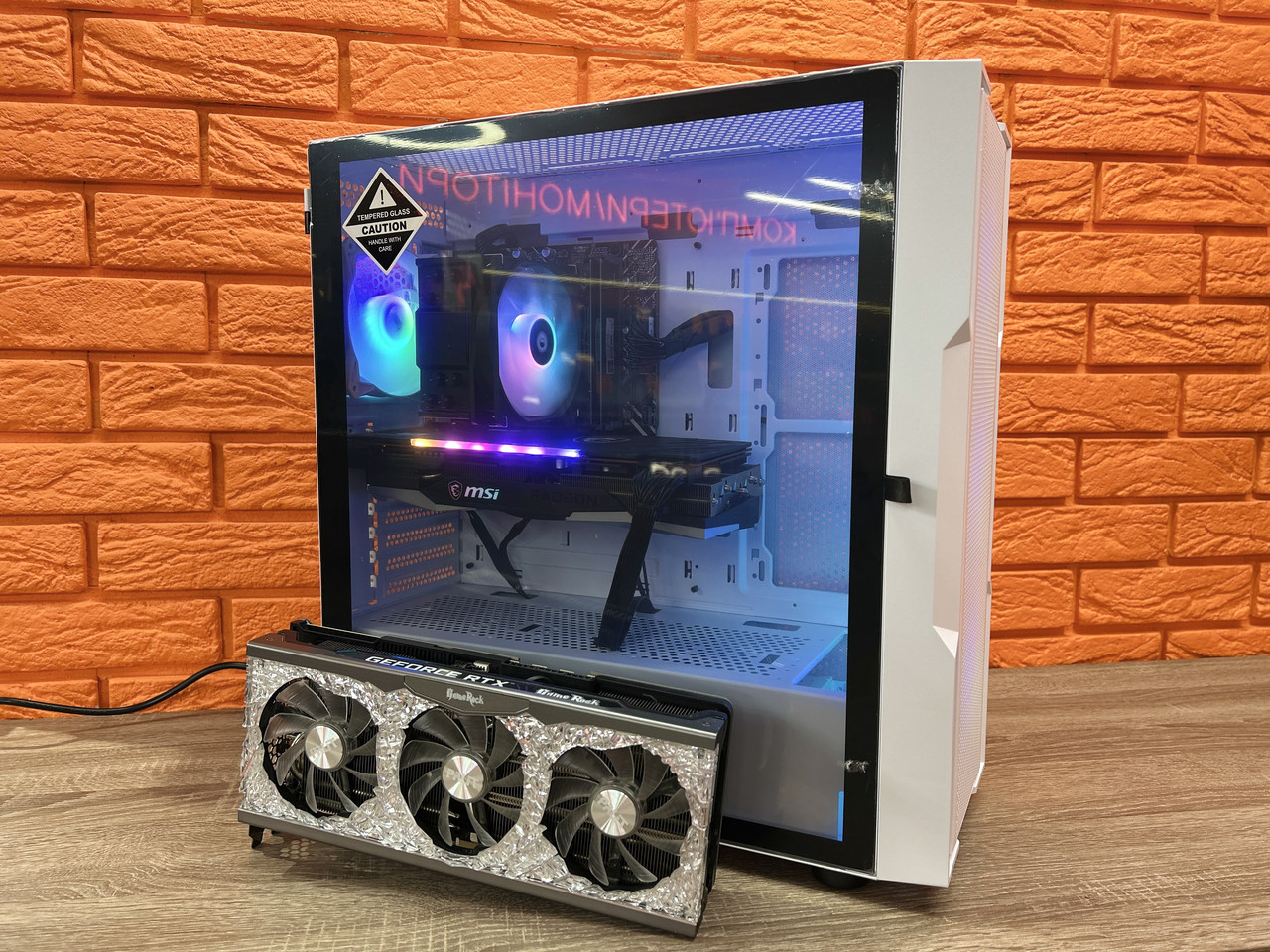 Ігровий комп'ютер DarkFlash DK431, Ryzen 5 5600 4.4GHz, DDR4 32ГБ, NVME 1TB, RTX 3080 10ГБ GDDR6X