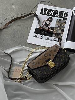 Сумка жіноча Louis Vuitton Pochette Metis East West Monogram моногам
