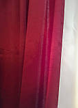 Жорсткий ламбрекен зі шторою Стайл 3м бордовий з пісочним (48_2ж), фото 2