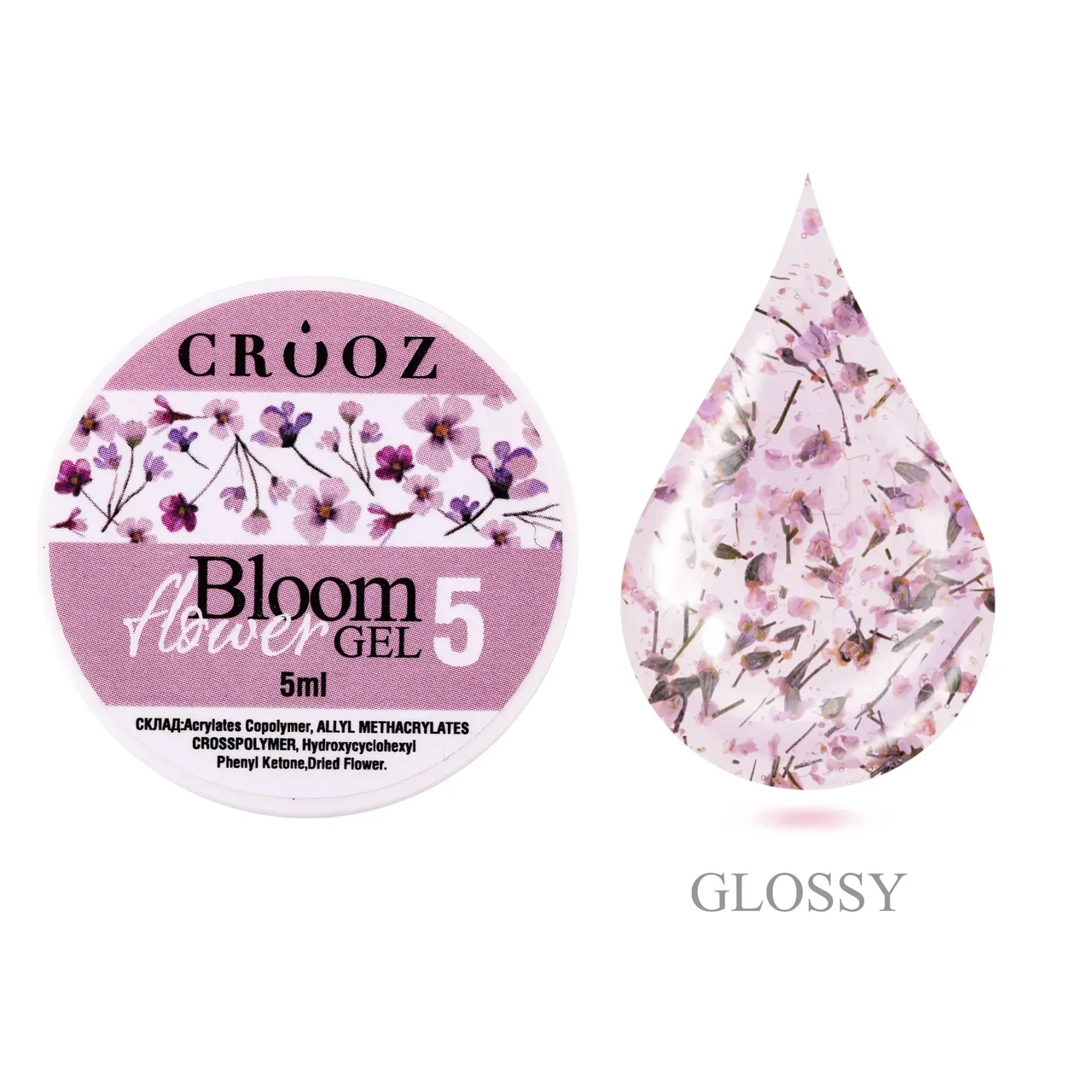 Crooz Гель для дизайну Bloom flower №05, 5г, фото 1