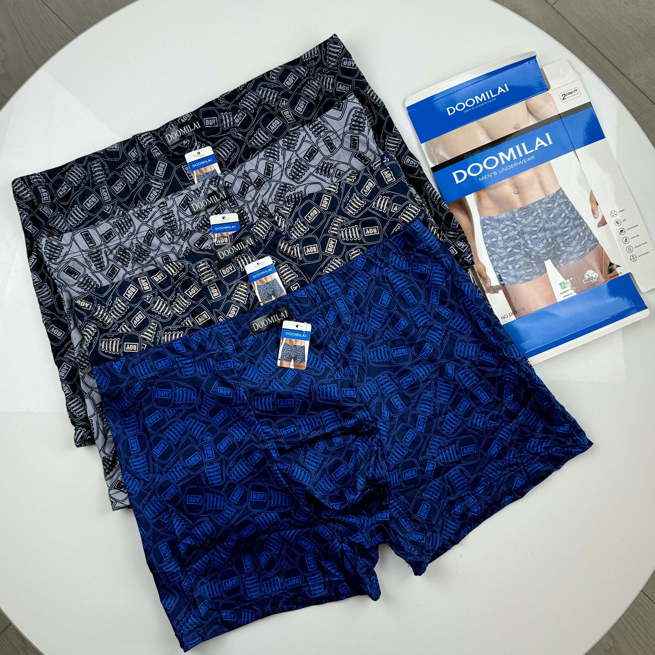 Чоловічі бамбукові труси боксери Doomilai #01879, фото 1