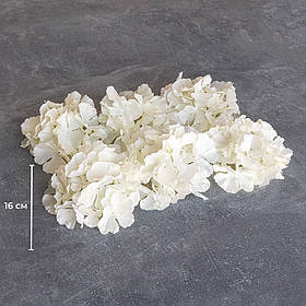 Головка гортензії, біла, 16 см ELISEY