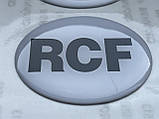 Шильдик 45 mm (самоклейний) на сітку колонки RCF, фото 3
