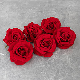 Головка троянди, червона, 10 см ELISEY