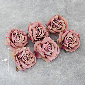 Головка троянди, пильно-рожева, 10 см ELISEY