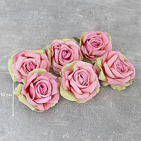 Головка троянди, рожево-зелена, 10 см ELISEY