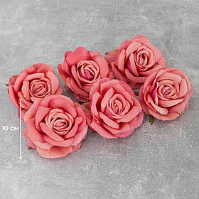 Головка троянди, темно-рожева, 10 см ELISEY