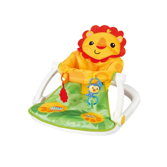 Крісло-сидіння Tiibaby для малюків 6+ міс шезлонг з іграшками (68178) Бежевий