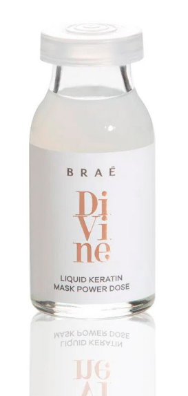 Brae Divine Liquid Keratin Mask Power Dose Рідка маска, що глибоко зволожує, для миттєвого відновлення волосся, 12х13мл, фото 1
