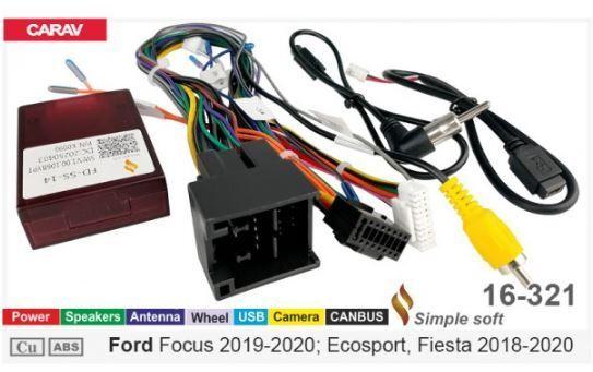 Перехідник для магнітол 9", 10.1" Carav 16-321 Ford Focus, Ecosport, Fiesta