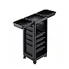 Перукарський візок Ceriotti SMART Black на низьких колесах, фото 2