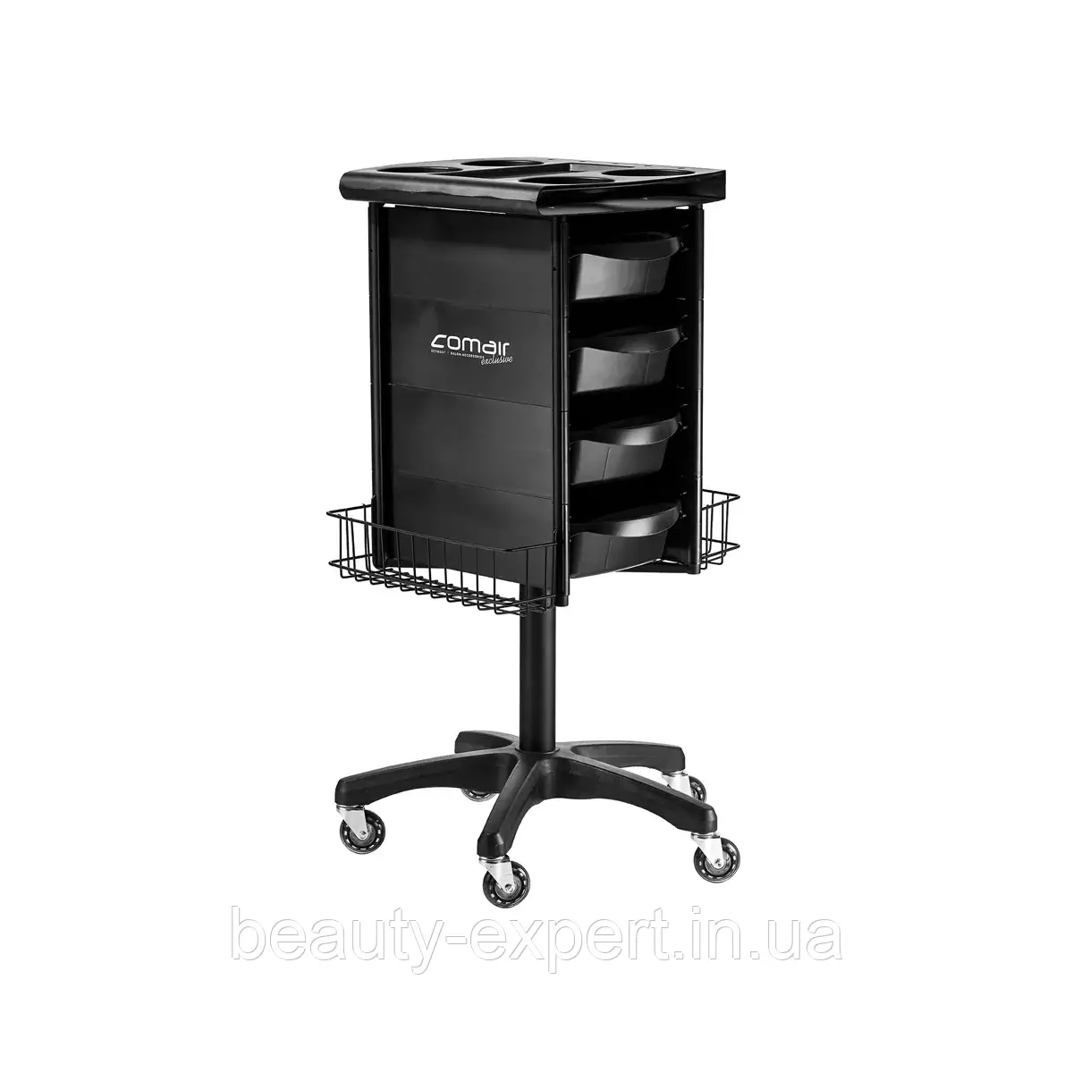 Візок тролес для перукаря Comair Colorboy чорна перукарня в салоні краси, фото 1