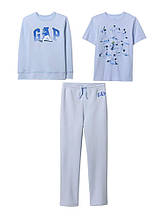 Дитячий спортивний костюм GAP на флісі 1159836084 (Блакитний L)