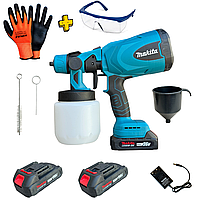 Акумуляторний фарбопульт 1000 мл із регулюванням ширини Апарат для фарбування Пульверизатор акумуляторний