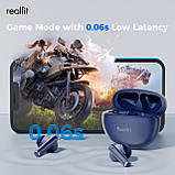Навушники Realfit F2 Pro Bluetooth чорні з шумозаглушенням, 4 мікрофони, 360° HiFi, сенсорне керування, до 28 годин роботи, фото 7