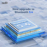 Навушники Realfit F2 Pro Bluetooth чорні з шумозаглушенням, 4 мікрофони, 360° HiFi, сенсорне керування, до 28 годин роботи, фото 8