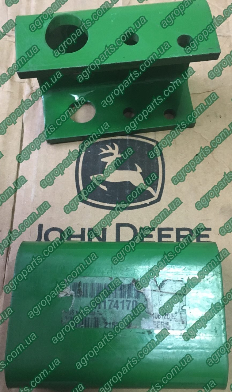 Кронштейн H174170 жатки запчастини John Deere Channel — BRACKET, SHAFT SUPPORT Н174170 Джон Дір