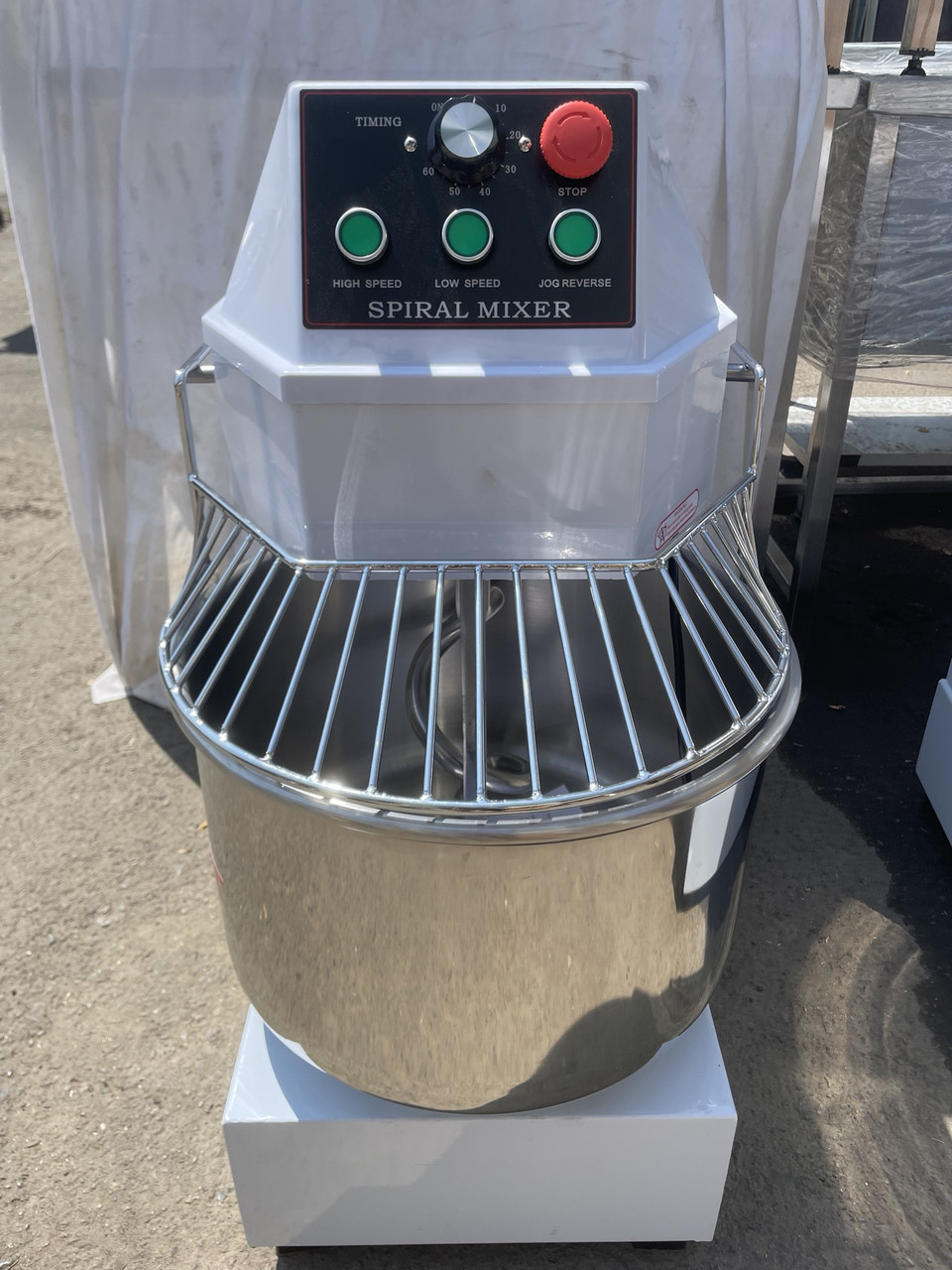 Тестомес спіральний двошкоскладний Vektor BHS30A 2KWT (30літров) 220V, фото 1