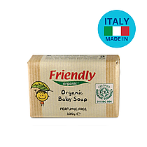 Органічне тверде мило для рук Friendly Organic без запаху 100 гр