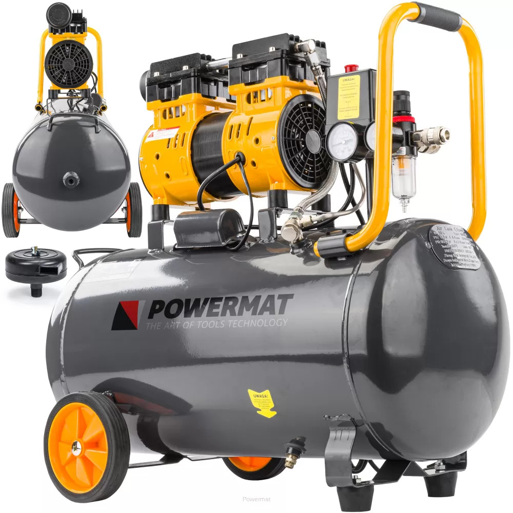 Безоливний компресор Powermat PM-KBO-50T, 50 л, фото 1