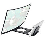 Увеличувач екрана для телефонів TL-20D, складень, 3–4x, для смартфонів 4.5"–7", настільний, фото 4