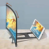 Увеличувач екрана для телефонів TL-20D, складень, 3–4x, для смартфонів 4.5"–7", настільний, фото 5