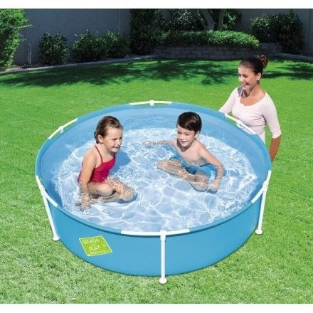 Каркасний круглий басейн Bestway 56283, Ø152×38 см, 689 л, синій, для дітей, фото 1