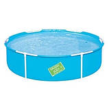 Каркасний круглий басейн Bestway 56283, Ø152×38 см, 689 л, синій, для дітей, фото 2