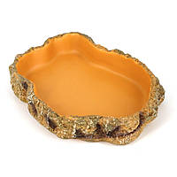 Миска для їжі Repti-Zoo керамічна L 23x17x5 см для тераріуму (ERB10L)