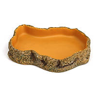 Миска для їжі Repti-Zoo керамічна M 19x13x4см для тераріуму (ERB10M)