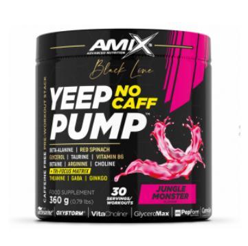 Передтренувальний комплекс AMIX BLACK LINE YEEP PUMP NO CAFF JUNGLE MONSTER 360 грамм, фото 1
