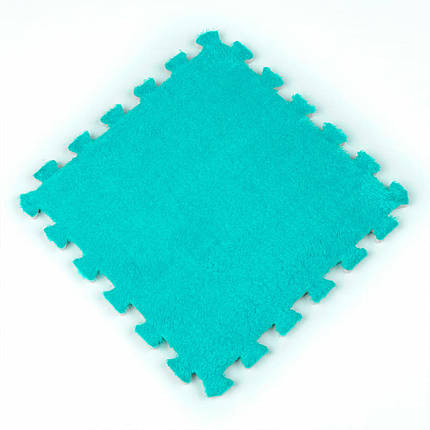Підлога-пазл плюшевий 30х30х1см М'ятний SW-00002088, фото 1