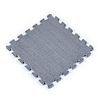 Підлога-пазл плюшевий 30х30х1см Світло-сірий (D) SW-00002080