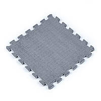 Підлога-пазл плюшевий СВІТЛО-СІРИЙ 30*30*1cm (D) SW-00002080