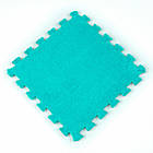 Підлога-пазл плюшевий 30х30х1см М'ятний SW-00002088