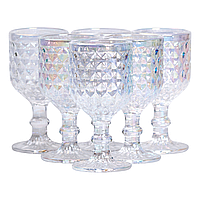 Набір чарок на ніжці 6 шт скляні 50 мл HP-19-113