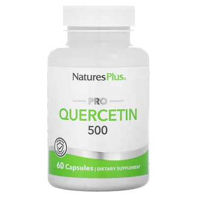 Кверцетин 500 мг 60 капс для судин, серця NaturesPlus США, фото 1